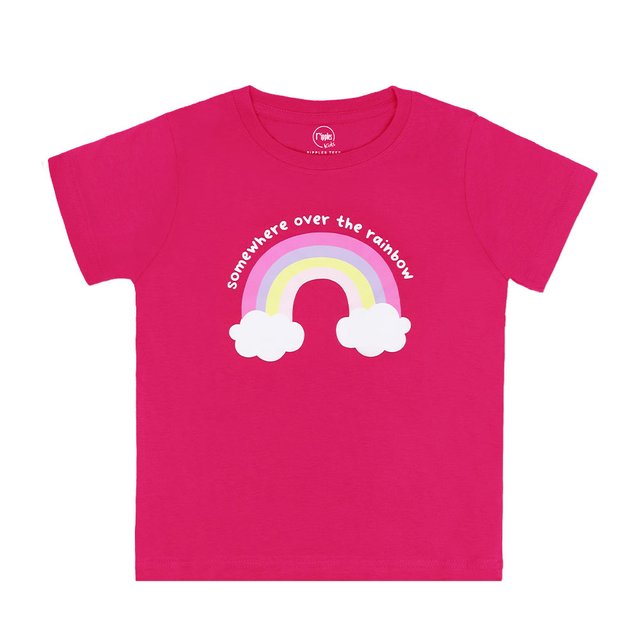 [PROMO] Over The Rainbow Kids T-shirt (Pink)