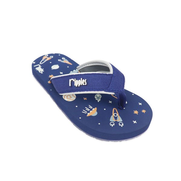 [SALE] Space Little Kids Flip Flops (Navy Blue)