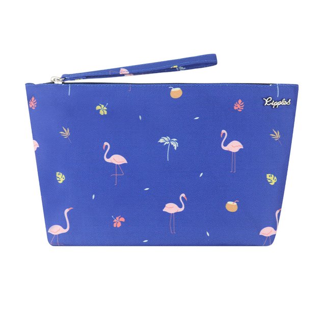 [PROMO] Flamingo Cosmetic Pouch (Navy Blue)
