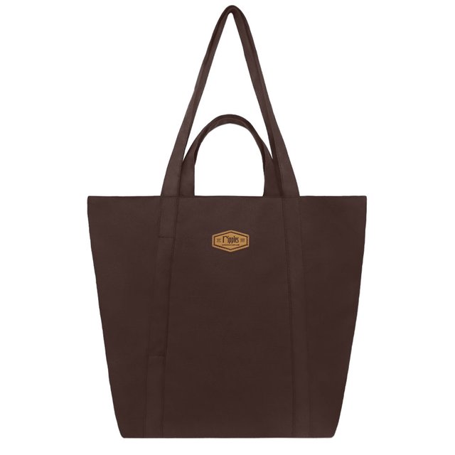 Ayden Dual Handle Tote Bag (Brown)