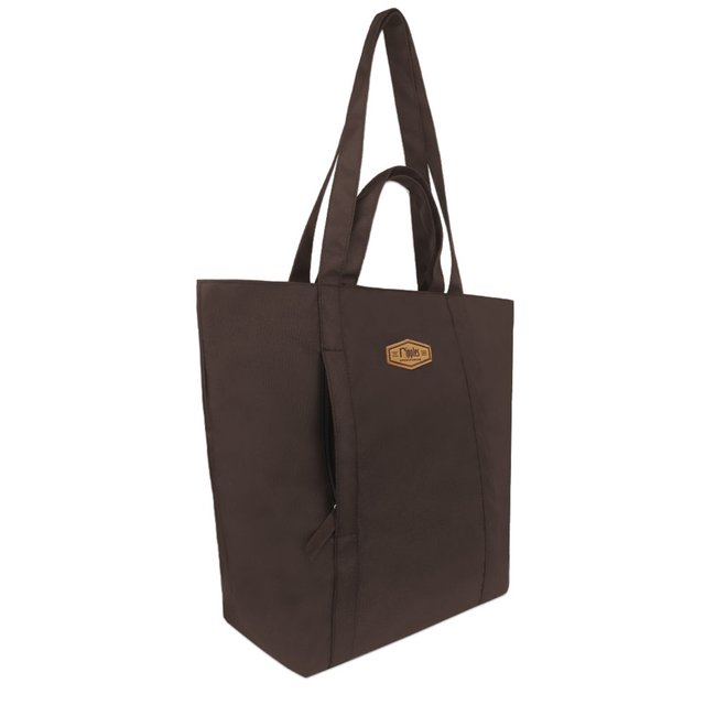 Ayden Dual Handle Tote Bag (Brown)