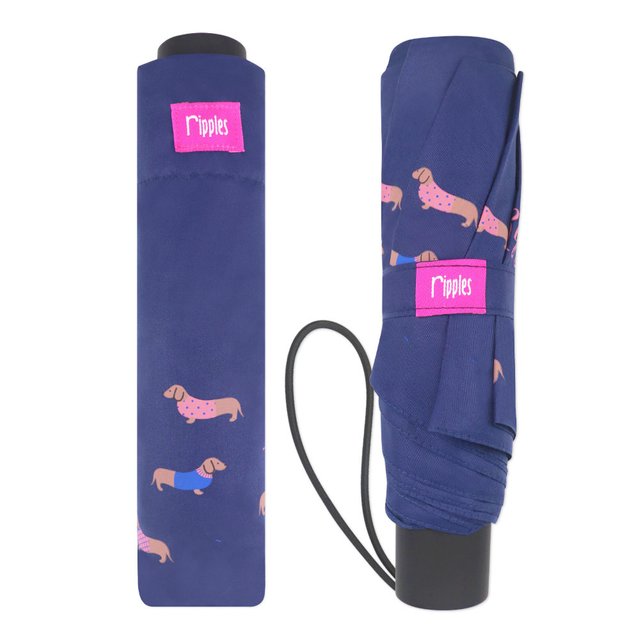 [PROMO] Dachshund Dog Umbrella (Blue)