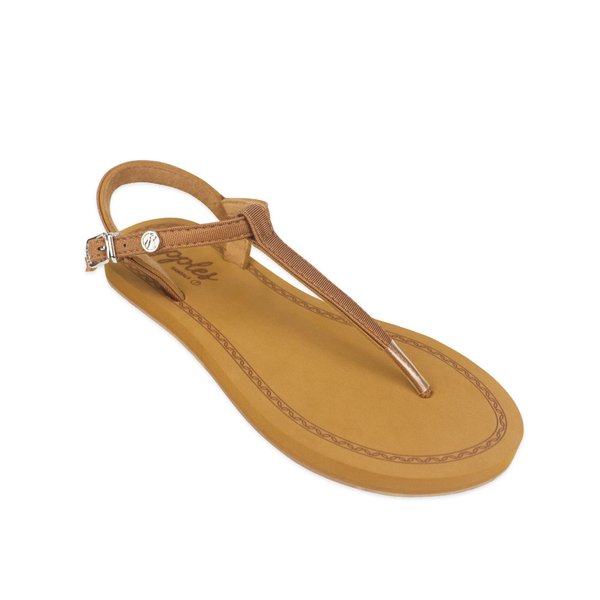 Ripples T-Straps Ladies Sandals (Brown) Ripples T-Straps Ladies Sandals (Brown)