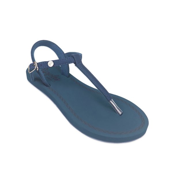 Ripples T-Straps Ladies Sandals (Grey Blue) Ripples T-Straps Ladies Sandals (Grey Blue)
