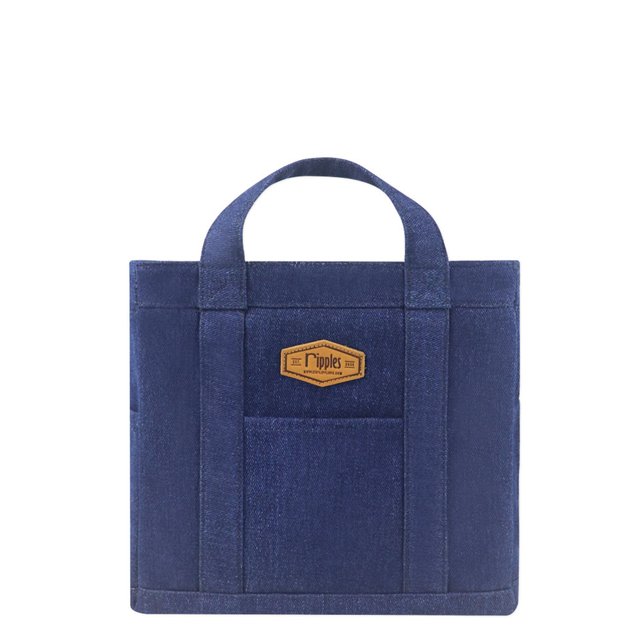 Claire Boxy Sling Bag (Mid Denim) 