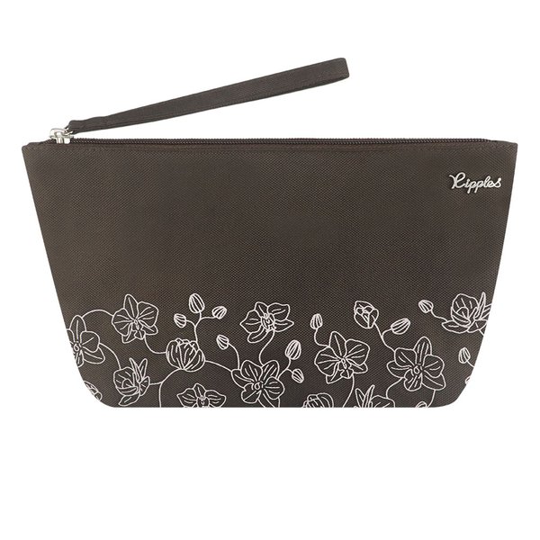 Orchid Cosmetic Pouch (Brown) Orchid Cosmetic Pouch (Brown)
