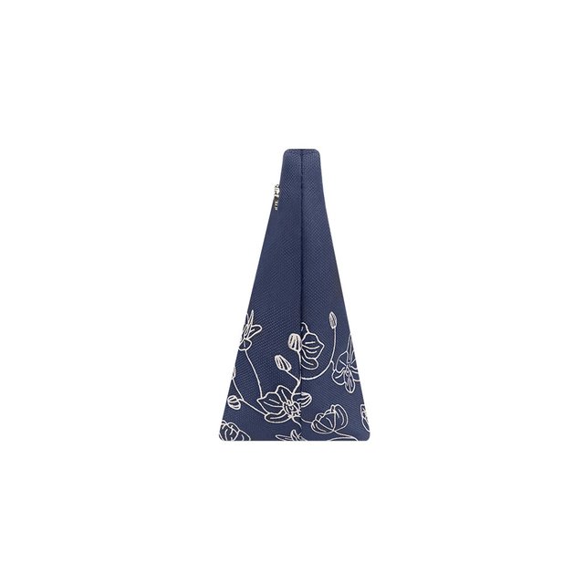 Orchid Cosmetic Pouch (Navy Blue) 